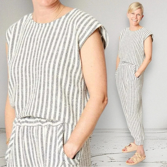 NWT NO.6 IZZY TOP Tulum Stripe Cream & Black Size S - Picture 6 of 15